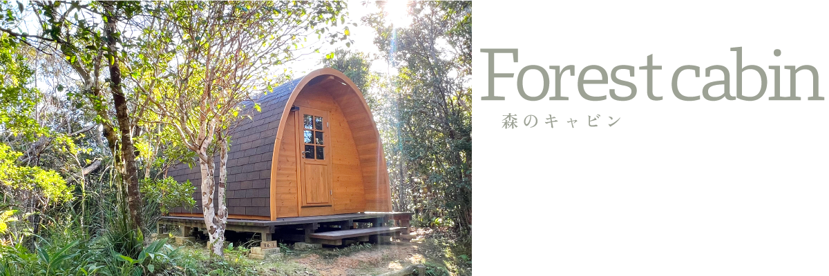 森のキャビン